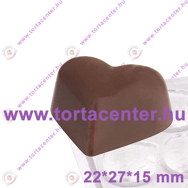Csoki, bonbon forma (szív)